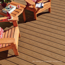 suelo al aire libre diseñado impermeable del wpc suelo decking al aire libre